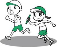 運動会のイラスト