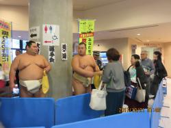 大相撲岸和田場所における防犯キャンペーン1