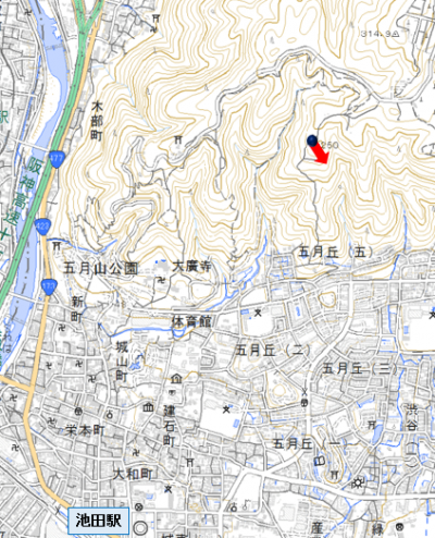 ビュースポットの位置図