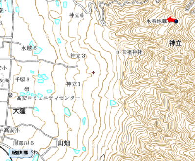 ビュースポットの位置図