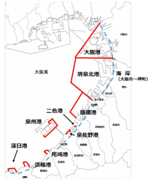 大阪港湾局の所管地域