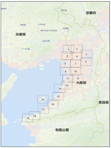 高潮浸水想定区域図（位置図）