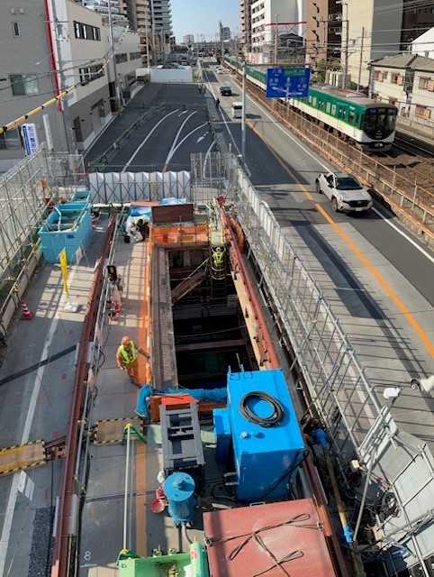 発進立坑整備状況