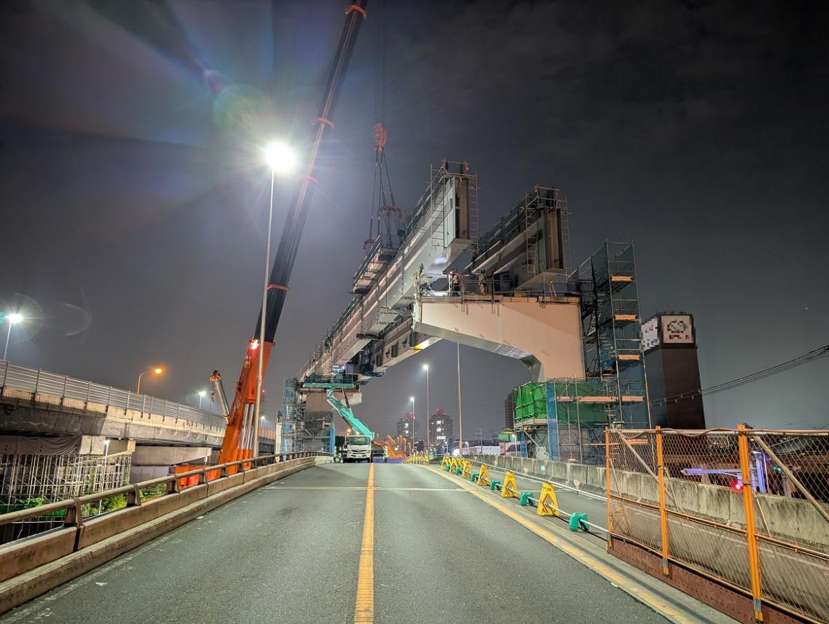 鋼軌道桁建設工事【荒本西工区外】01