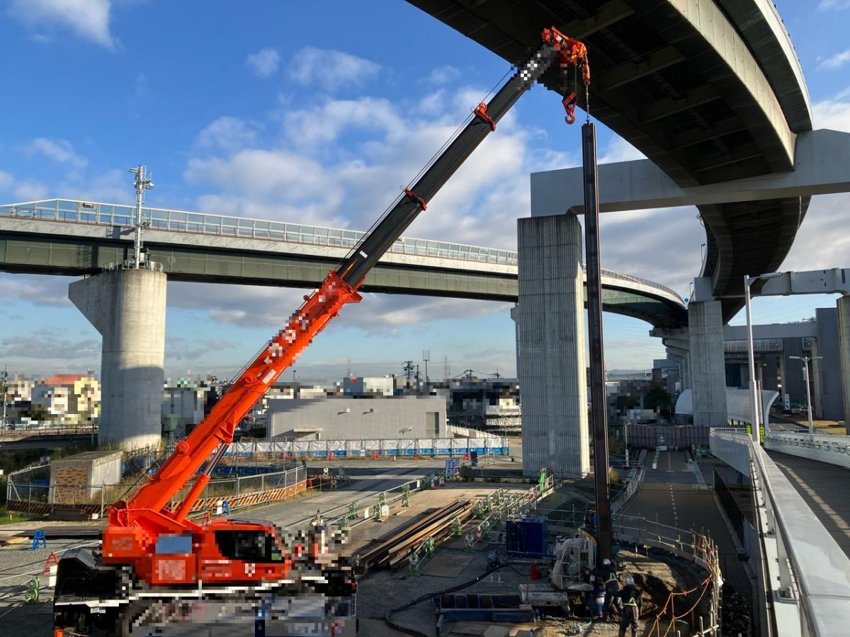 門真南駅（仮称）駅舎建設工事01