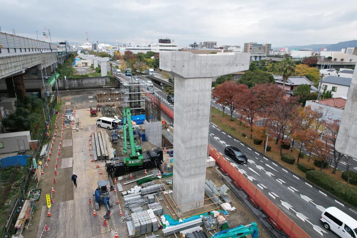 鴻池新田駅（仮称）駅舎建設工事02