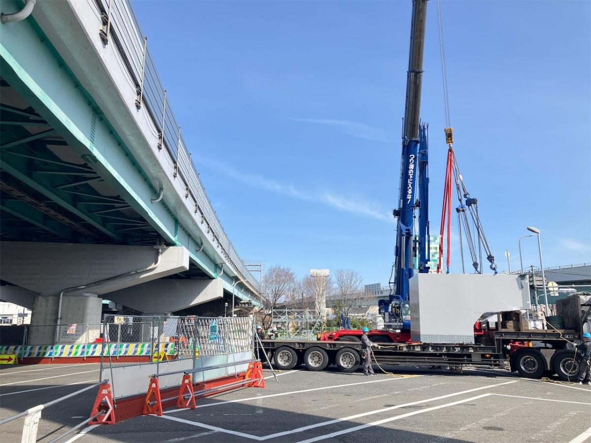 鋼軌道桁建設工事【中鴻池町工区】02