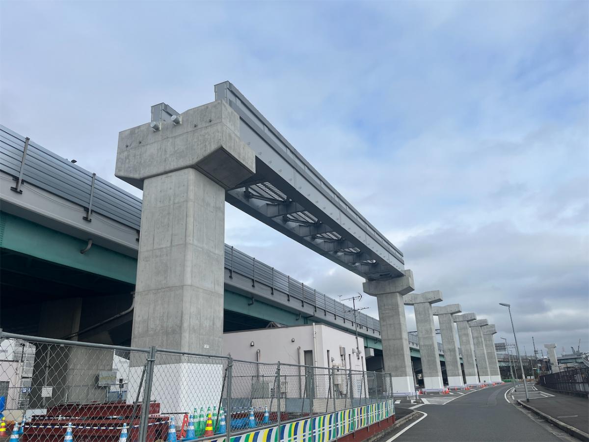 鋼軌道桁建設工事【中鴻池町工区】01