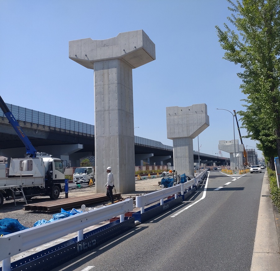 支柱建設工事【西岩田工区】01