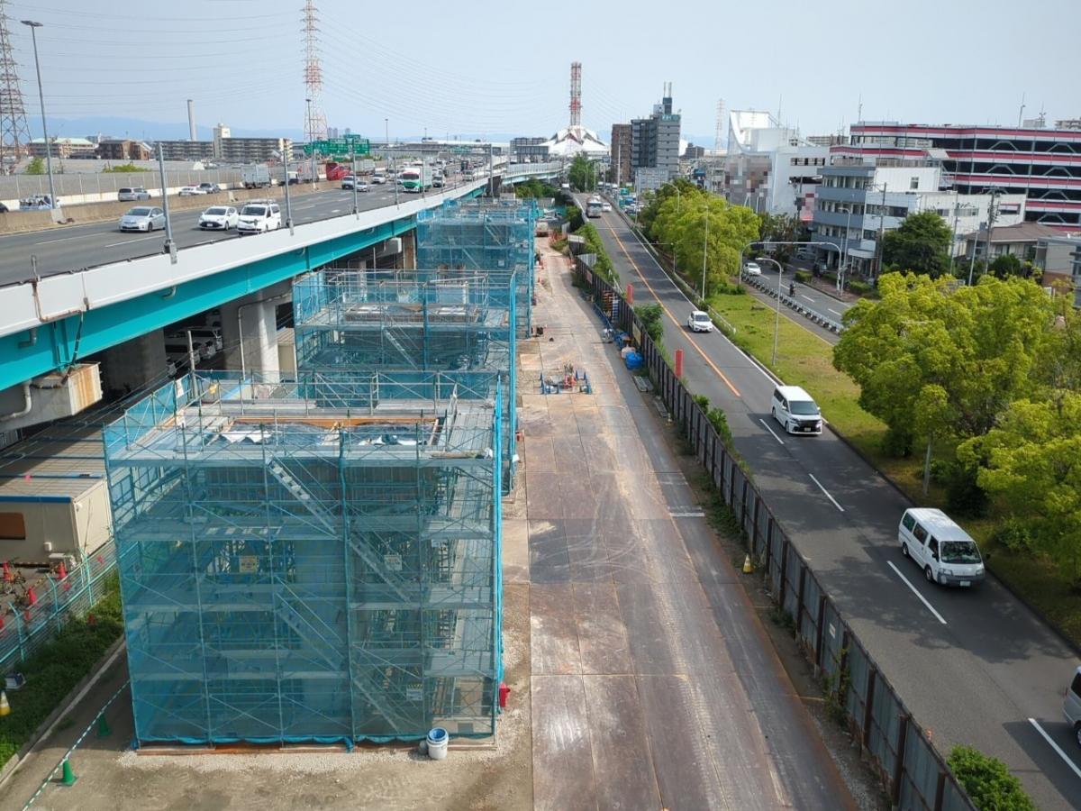 支柱建設工事【安田工区その1】01