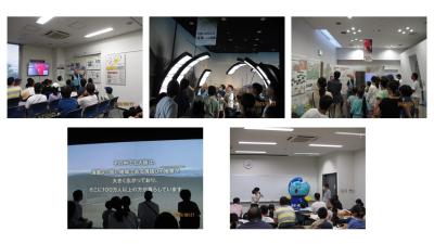 「府政学習会 in 津波・高潮ステーション」の様子
