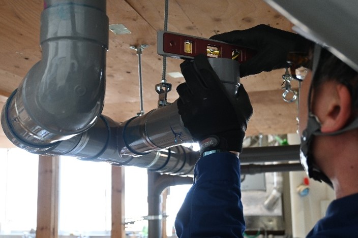 天井配管実習1