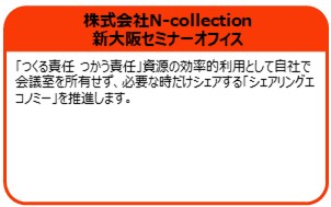 株式会社N-collection　新大阪セミナーオフィス