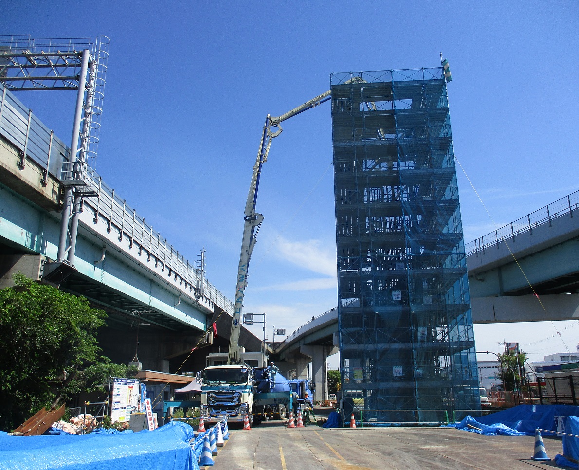 支柱建設工事【中鴻池町工区】02