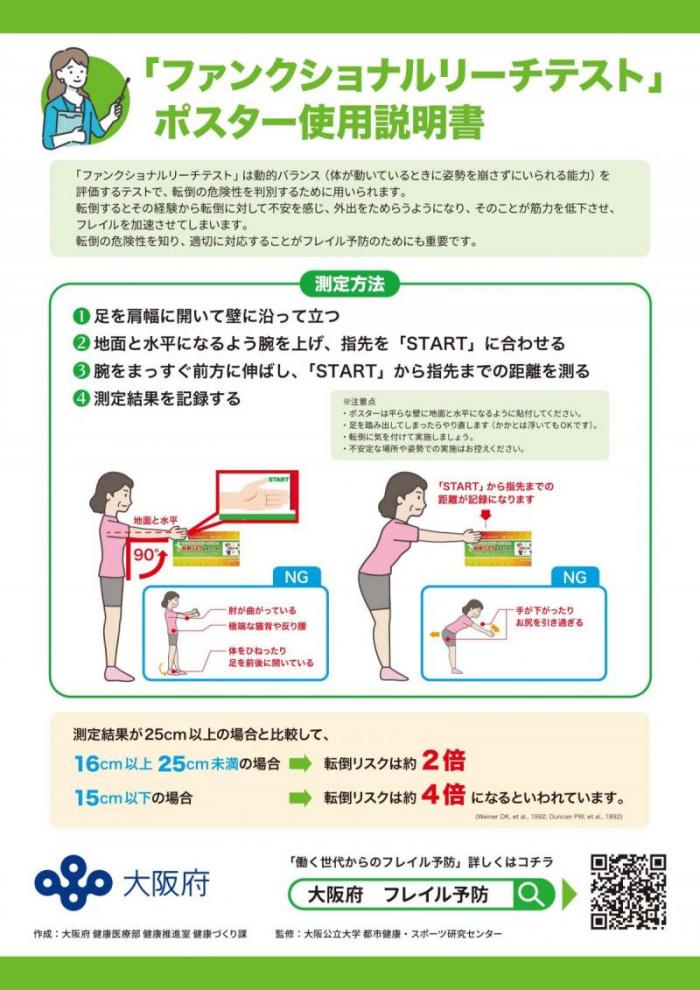 ファンクショナルリーチテスト説明書