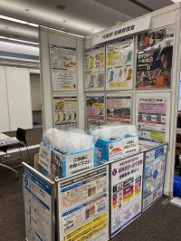 大阪府危機管理室ブースの様子