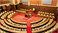 議場の写真