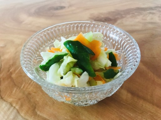 野菜のパリパリ漬け