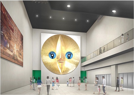 黄金の顔展示イメージ