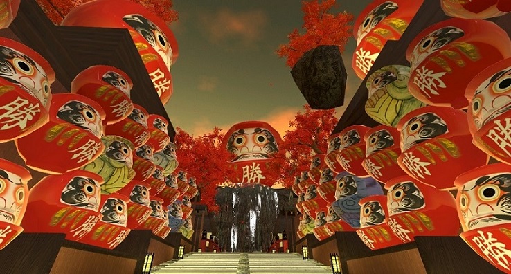 紅の渓谷