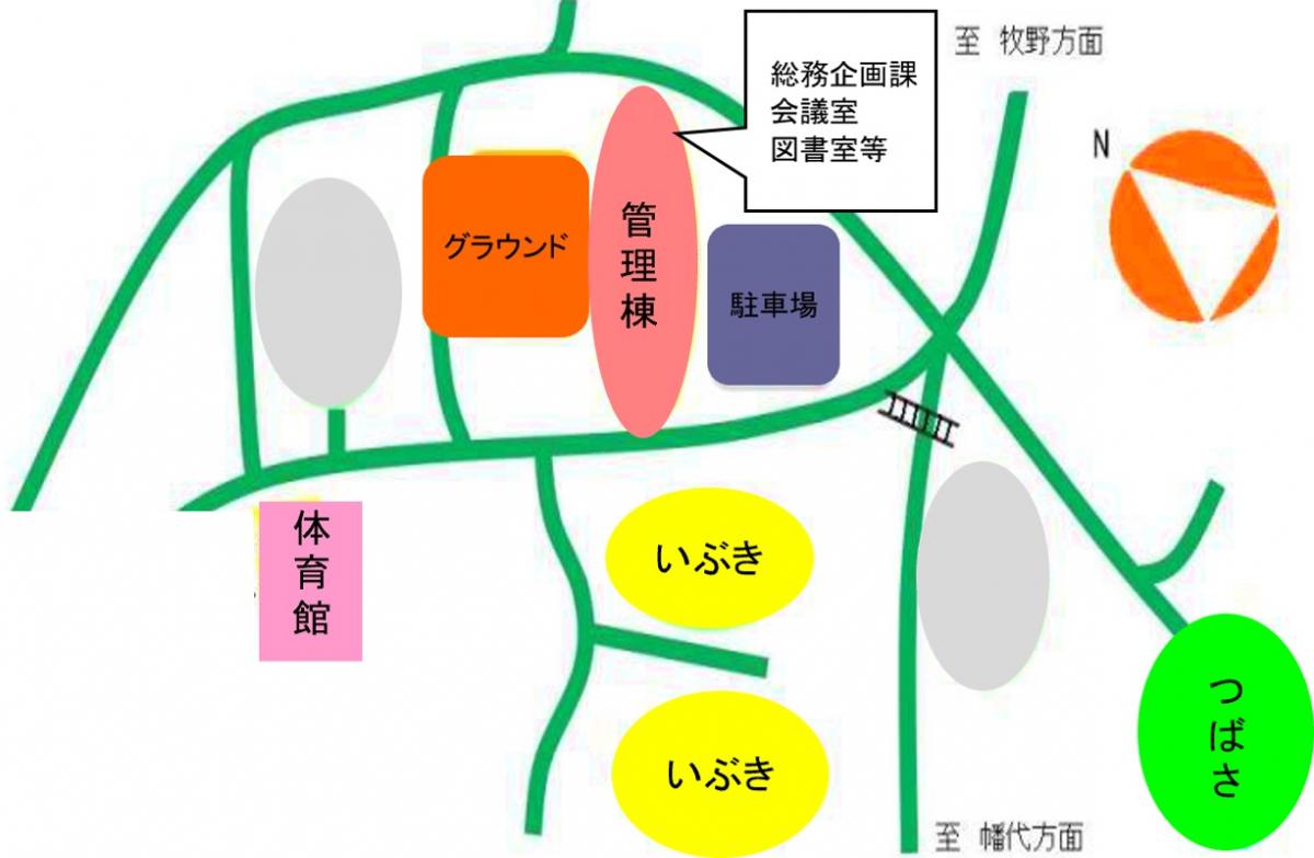 砂川厚生福祉センター簡易地図