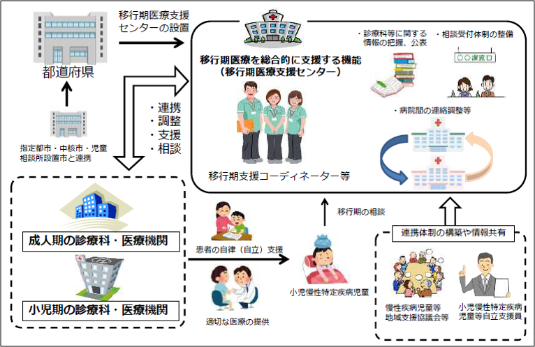 移行期医療支援体制のイメージ