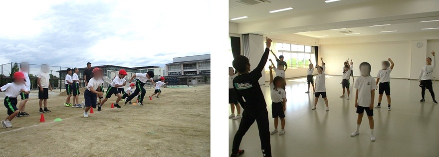 陸上教室とダンス教室の写真