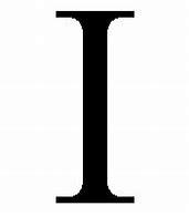 ローマ数字の1