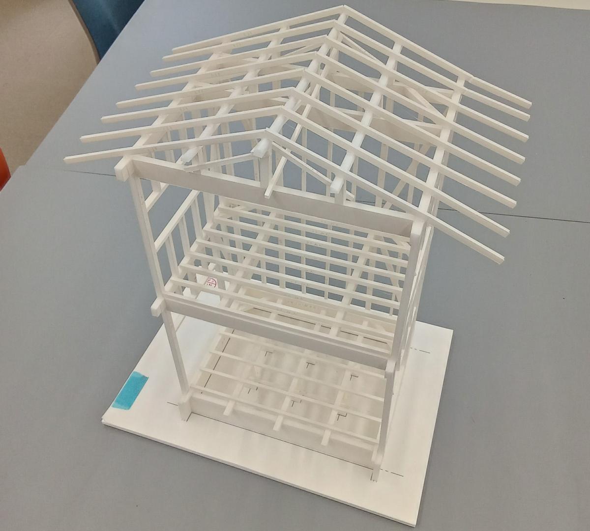 木造軸組模型作成