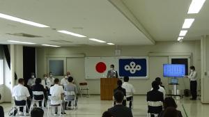 入校式の様子