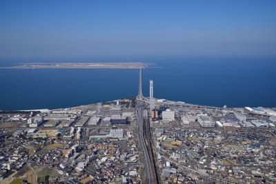 上空からみたりんくうタウンの写真2（令和4年2月撮影）