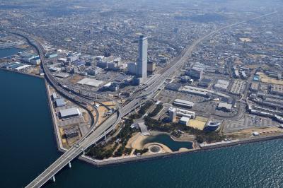 上空からみたりんくうタウンの写真（令和4年2月撮影）