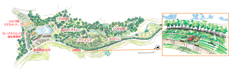 大阪府立農業公園園内図