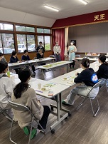 マコモ炒めの説明