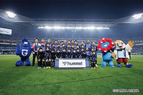 ガンバ大阪試合のミャクミャク