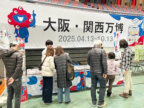 OSAKA SPORTS GROOVE クボタスピアーズ大阪応援デーのブース