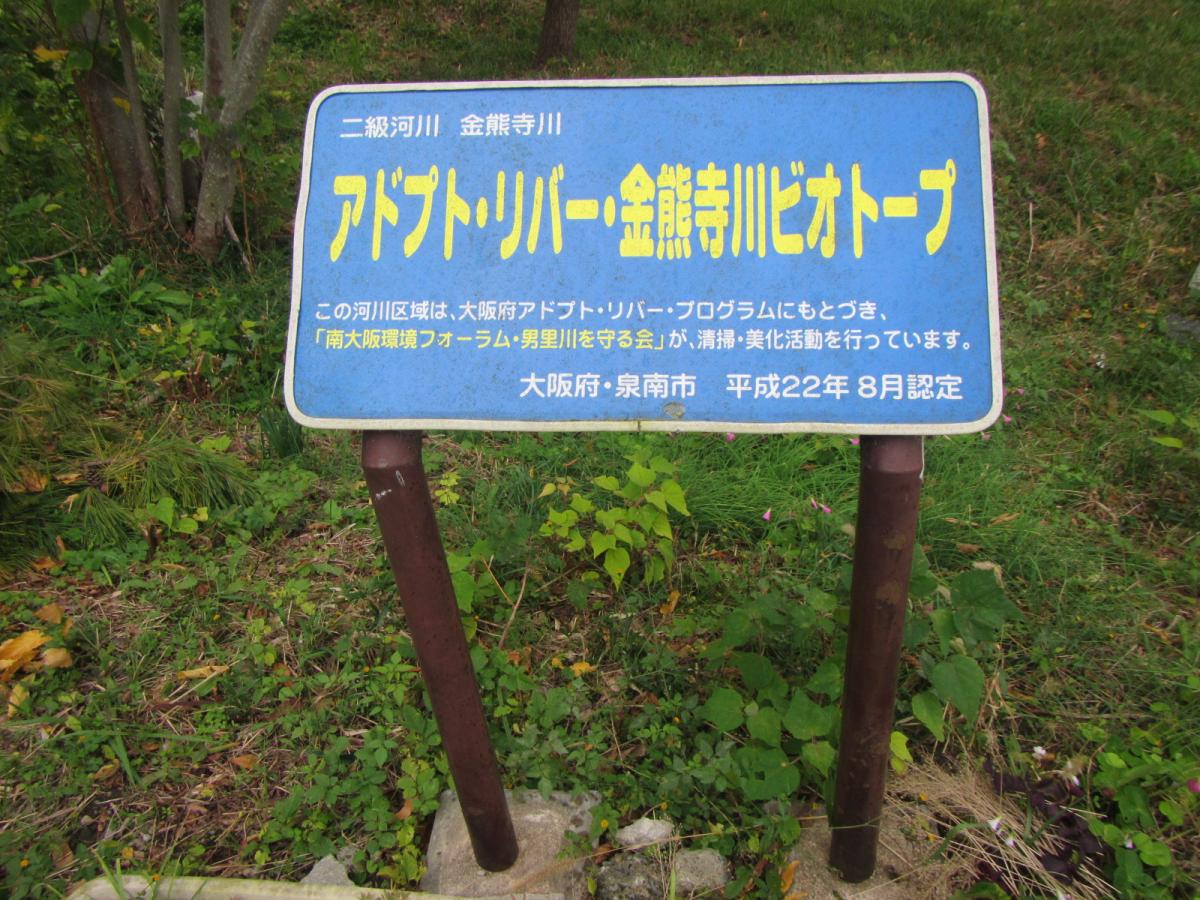 画像です。アドプトリバー金熊寺川ビオトープ