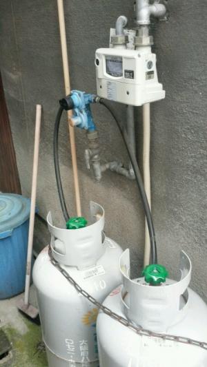 石油ガスメーターの写真