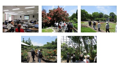 「府政学習会 in 府立花の文化園」当日の様子