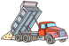 ダンプカーのイラスト