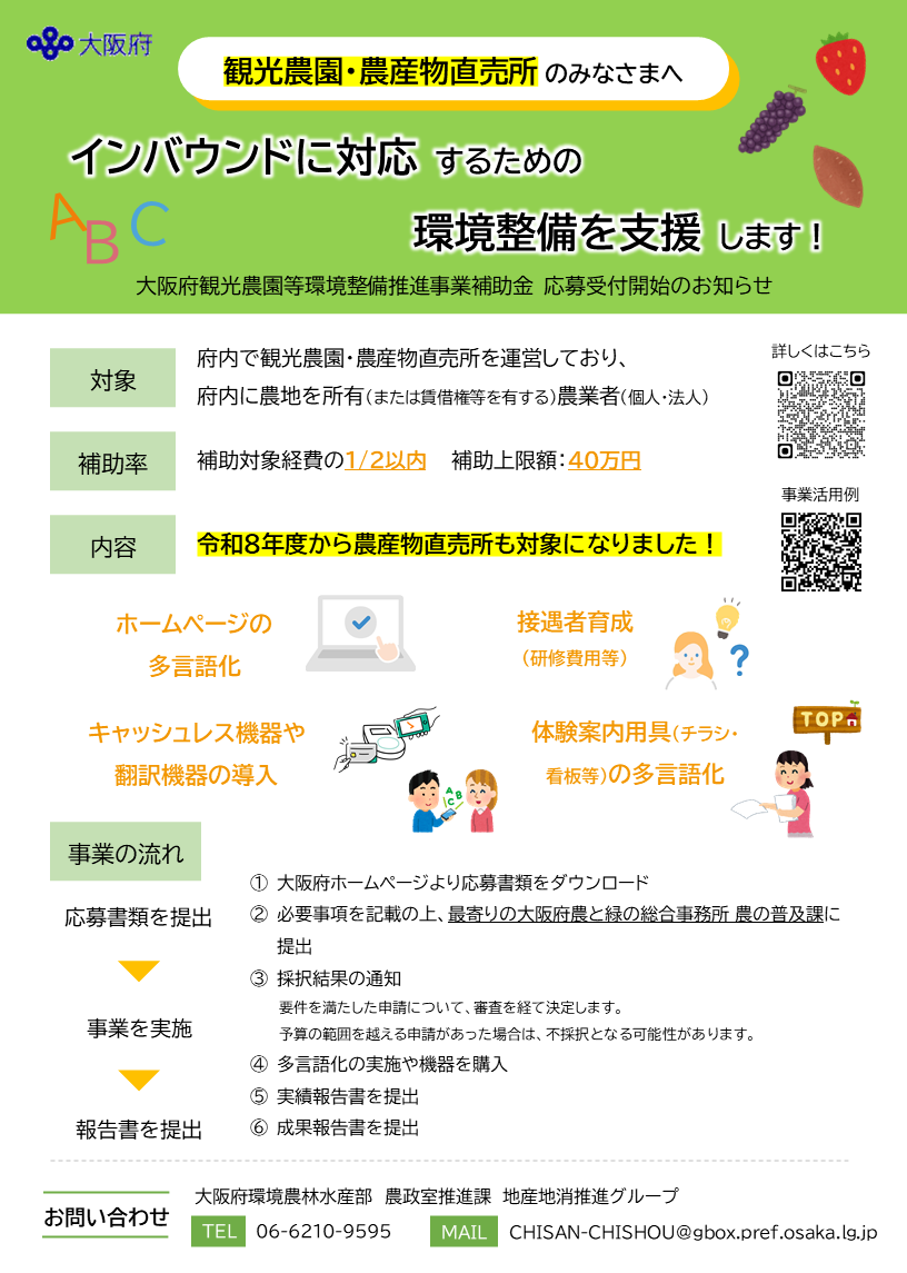 R8観光農園環境整備推進事業補助金