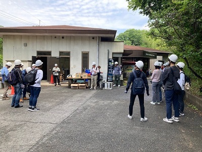集合場所の様子の画像です。