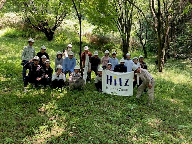 作業終了後の集合写真