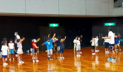陸上の実技支援