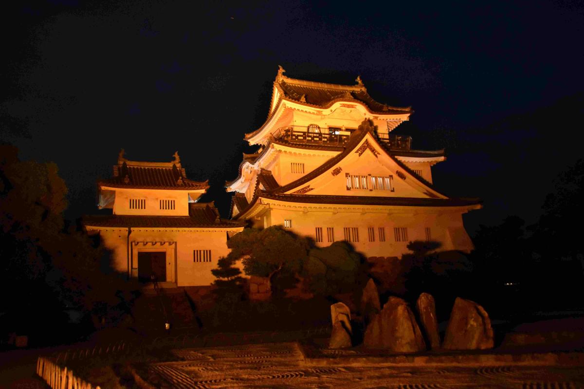 岸和田城ライトアップ