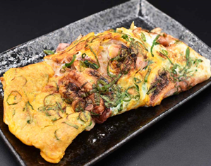 大阪名物！玉子入りいかやきねぎ入り（ソース味）