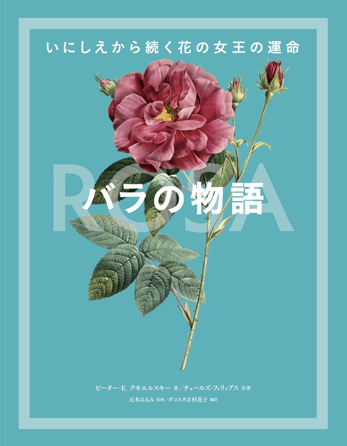 『バラの物語 いにしえから続く花の女王の運命』表紙