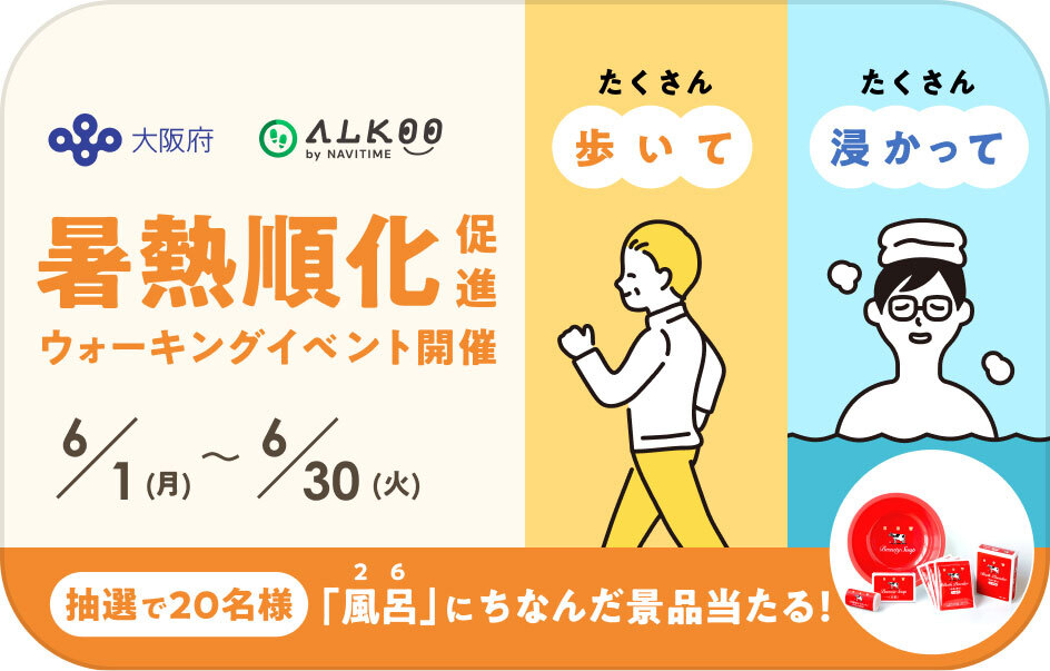 ウォーキングイベントのバナー画像