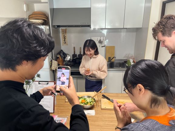 大阪キッチンでのファムトリップの様子