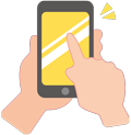 スマートフォンのイラスト